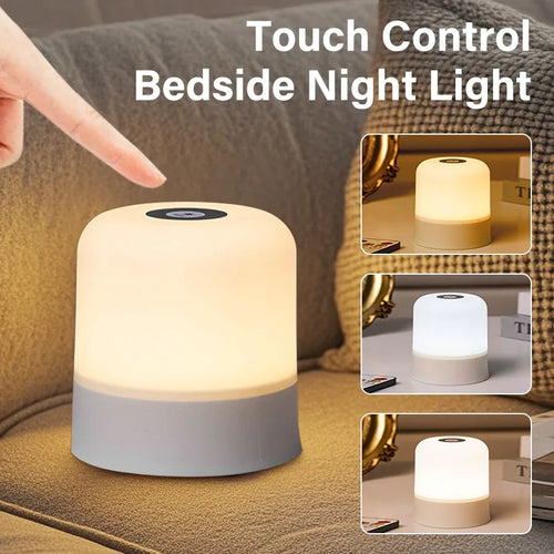Cordless RGB Touch Bedside Lamp